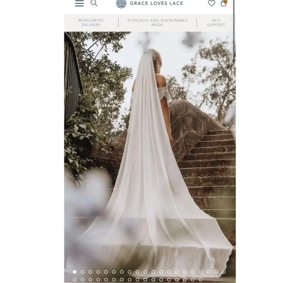 Grace loves hot sale lace gabriela veil